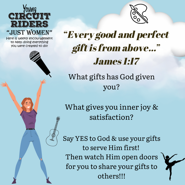 YOU CARRY GIFTS FROM GOD...