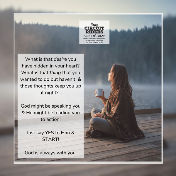 What new things does God have for you?...